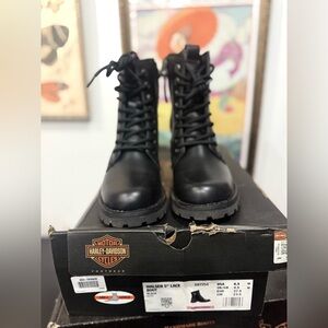 Harley-Davidson Black Leather Boots